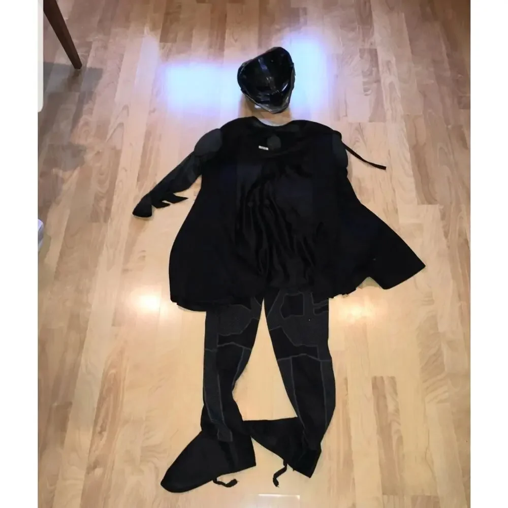 Batman Deluxe Costume Youth MD Costume Jumpsuit Cape Electronic Voice Mask